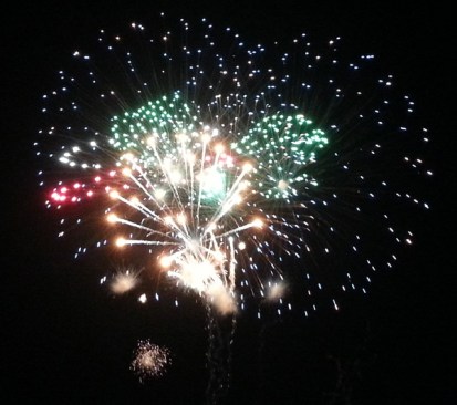 Post-game fireworks show